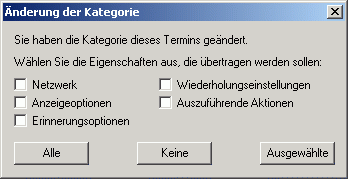 nderung der Kategorie