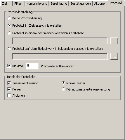 Reiter Protokollierung