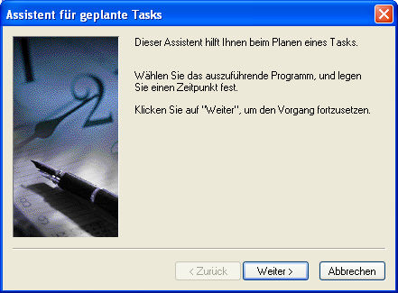 Assistent fr geplante Tasks